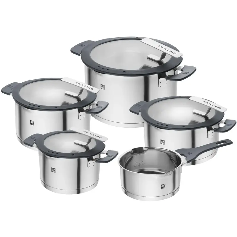 Zwilling 9-Piece Stainless Steel Cookware Set – Classic Design (Model 1009150) 1