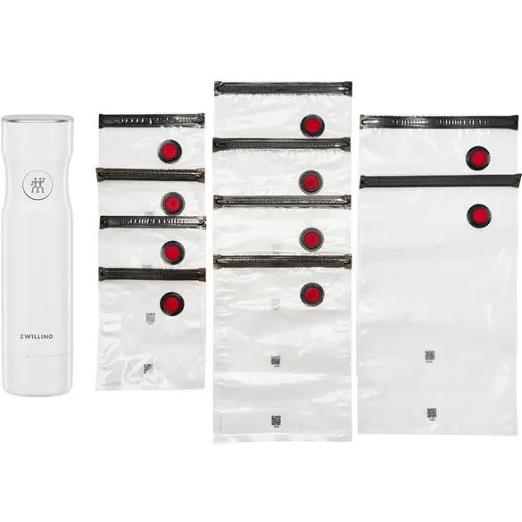 Zwilling Fresh & Save Vacuum Starter Kit – 11-Piece Complete Sealing System (Model 1020152) 1