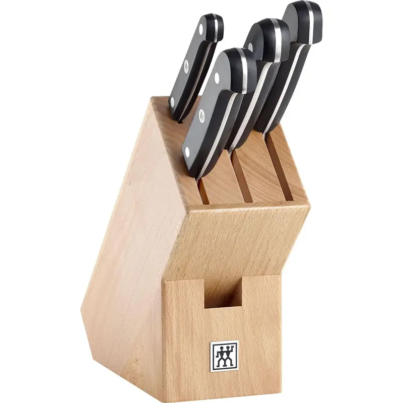 Zwilling Gourmet 5-Piece Knife Block Set With Storage (Model 1002446) 1