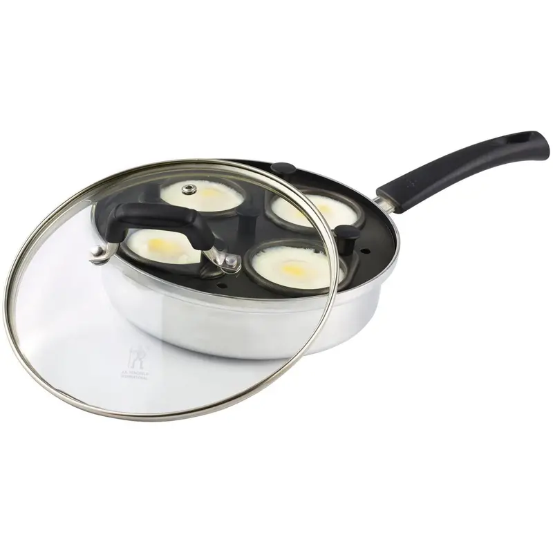 Zwilling J.A. Henckels Non-Stick Egg Poacher Pan – 6-Cup Capacity (1017313) 1