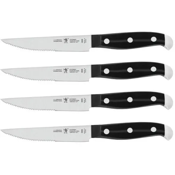 Zwilling J.A. Henckels Statement 4-Piece Steak Knife Set – Ergonomic Handle Design (1013659) 1