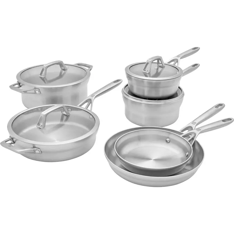 Zwilling Motion 10-Piece Stainless Steel Cookware Set 1
