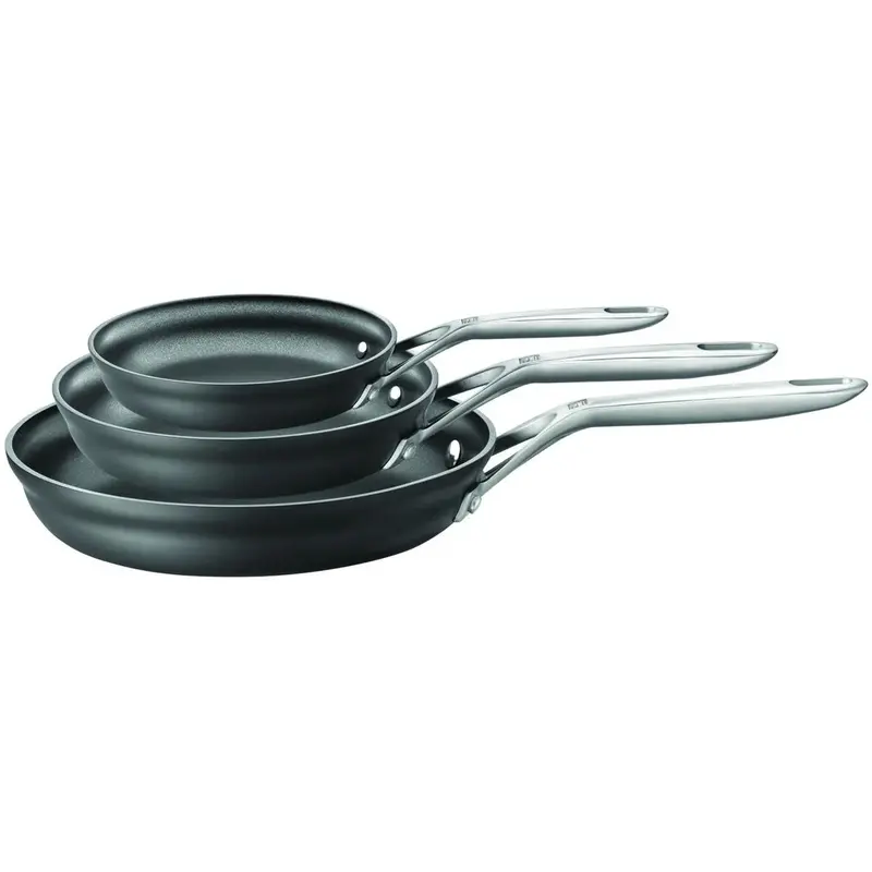 Zwilling Motion 66214003 3-Piece Aluminum Nonstick Frying Pan Set 1