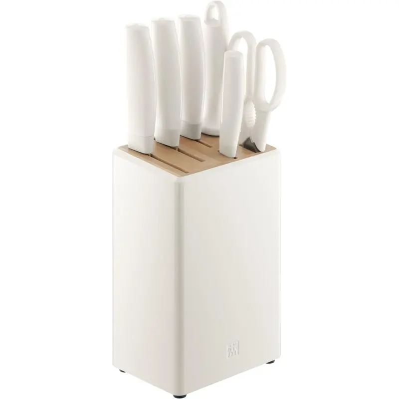 Zwilling Now Pro 7-Piece Knife Block Set – Forged Stainless Blades, Modern Design (Model 1032837) 1