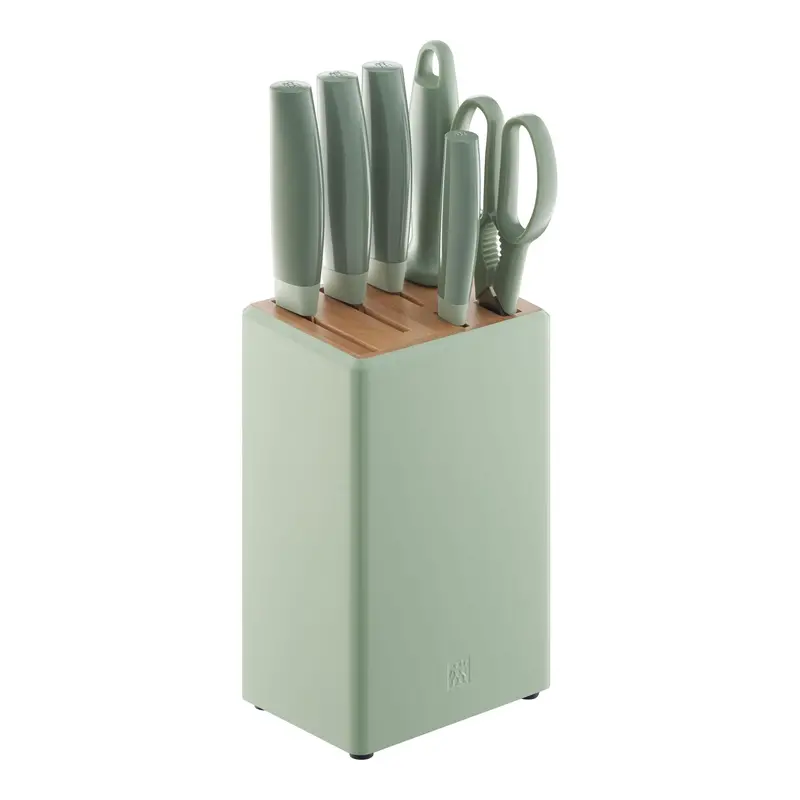 Zwilling Now Pro 7-Piece Knife Block Set – Precision-Forged Cutlery With Acrylic Stand (Model 1032836) 1
