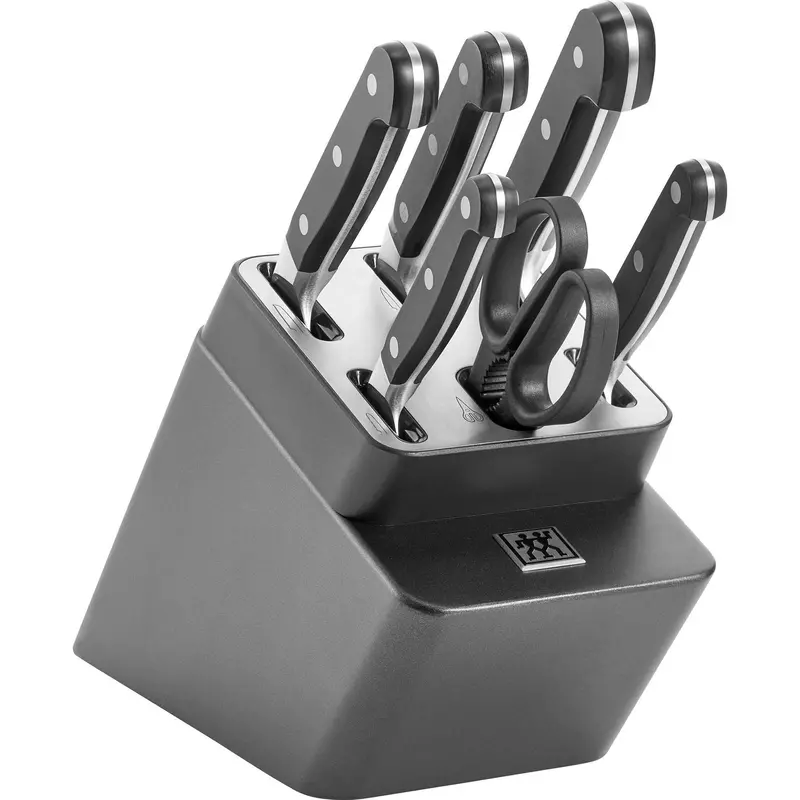 Zwilling Pro 7-Piece Knife Block Set With Stand (Model 1029641) 1