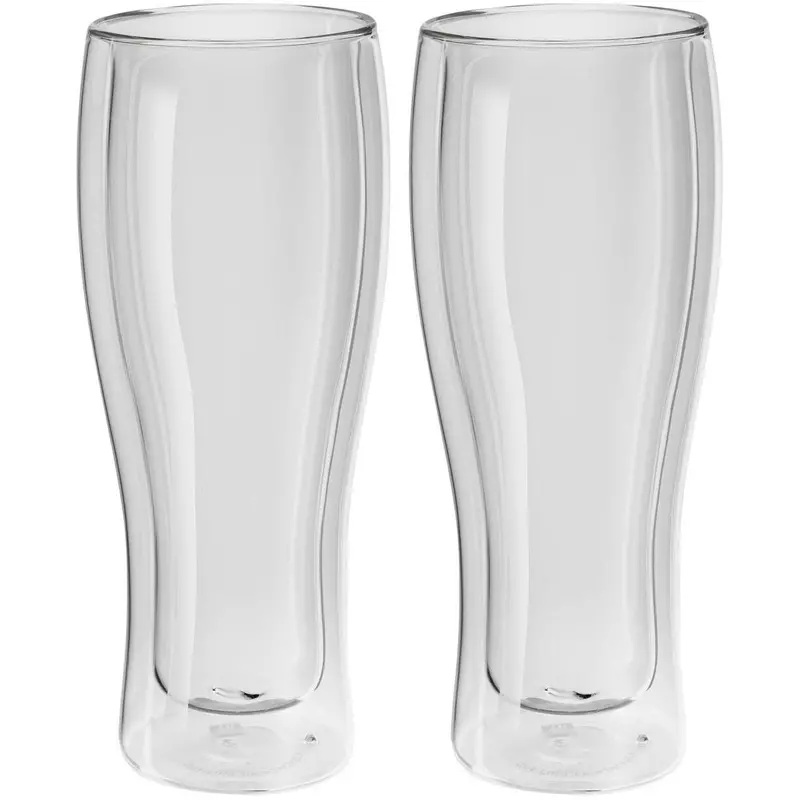 Zwilling Sorrento Beer Glass Set – 2-Piece Handcrafted Crystal Glasses (1003100) 1