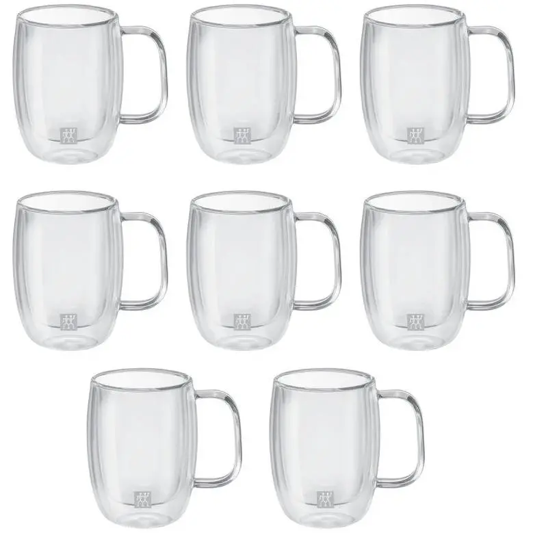 Zwilling Sorrento Plus 8-Piece Double-Wall Espresso Mug Set 1