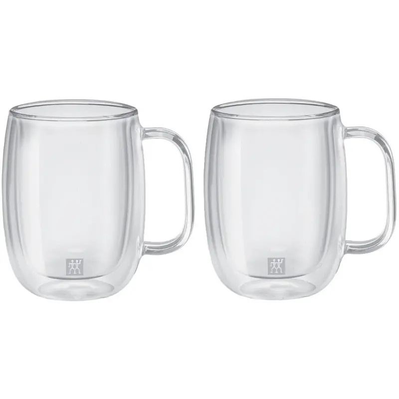 Zwilling Sorrento Plus Coffee Glass Set – Two-Piece Heat-Resistant Glass Pair (Model 1003095) 1