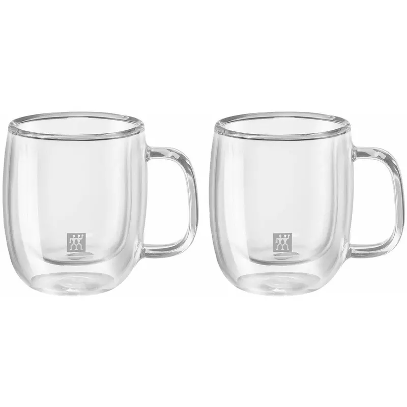 Zwilling Sorrento Plus Espresso Glass Set – Two-Piece Barista-Style Glass Set (Model 1003093) 1