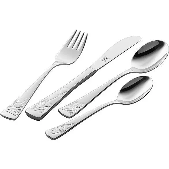 Zwilling Teddy Children’S Cutlery Set – 4-Piece, Soft-Grip Handles (1026657) 1